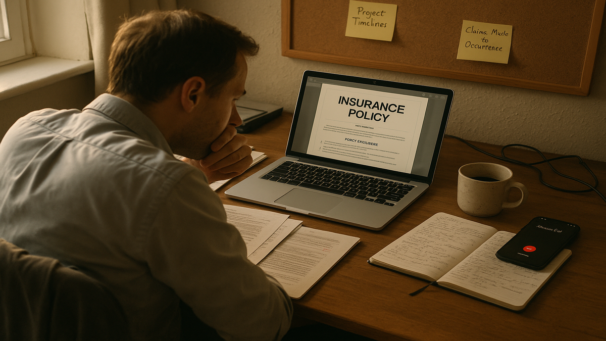 Illustration pour la couverture d’assurance professionnelle en 2024