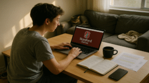 Illustration for free Stanford courses that could enhance a CV